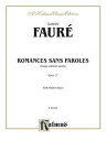 楽譜 【取寄品】輸入 ピアノソロ 3つの無言歌 作品17 Romance sans paroles Op.17/フォーレ Faure G.