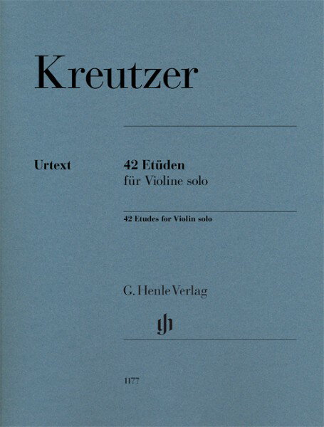 楽譜 輸入 ヴァイオリン 42の練習曲 42 Etudes for Violin solo／クロイツェル Kreutzer Rodolphe/HN1177