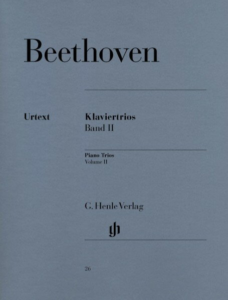 楽譜 輸入 ピアノ三重奏 ピアノ三重奏曲集 第2巻 Piano Trios Vol.2／ベートーヴェン Beethoven L.v./HN26【沖縄・離島以外送料無料】