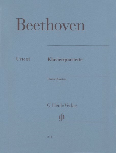 楽譜 輸入 ピアノ四重奏 ピアノ四重奏曲集 Piano Quartets／ベートーヴェン Beethoven L.v./HN234【沖縄・離島以外送料無料】