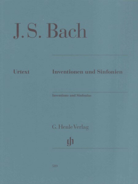 楽譜 （589）運指付シェイデラー編バッハインヴェンションとシンフォニア （原典版／ヘンレ社） JOHANN SEBASTIAN BACH Inventions and Sinfonia