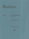 楽譜 （1251）ブラームス 2つのラプソディOP.79/原典版/ボイド （原典版／ヘンレ社） JOHANNES BRAHMS Two Rhapsodies op. 79 Katrin Ei