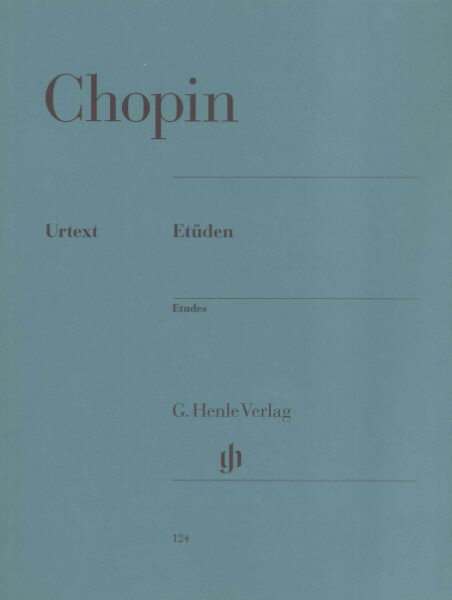 楽譜 （124）ショパン エチュード （原典版／ヘンレ社）FREDERIC CHOPIN Etudes Ewald Zimmermann (Editor) Hermann Keller (Fingering【メール便を選択の場合送料無料】