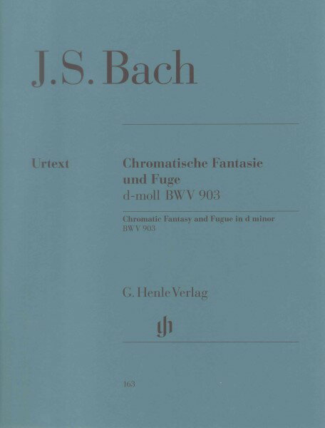 楽譜 （163）バッハ 半音階的幻想曲とフーガ （原典版／ヘンレ社）JOHANN SEBASTIAN BACH Chromatic Fantasy and Fugue d minor BWV 903