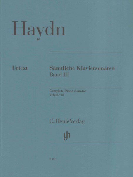 楽譜 （1340）ハイドン ピアノソナタ（3） （原典版／ヘンレ社）【沖縄・離島以外送料無料】