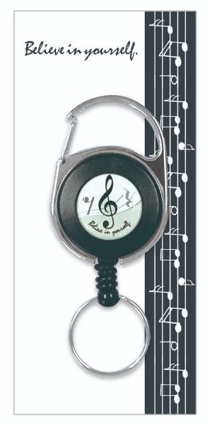 【取寄品】【取寄時、納期2週間〜4週間】リールキーホルダー　ト音記号