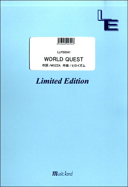 楽譜 【取寄品】LLPS0341ピアノソロ WORLD QUEST／NEWS