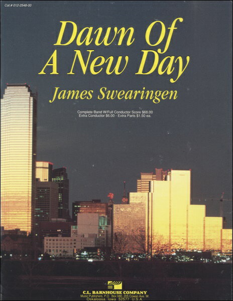 楽譜 【取寄品】UN259 輸入 新しい日が明ける【沖縄・離島以外送料無料】