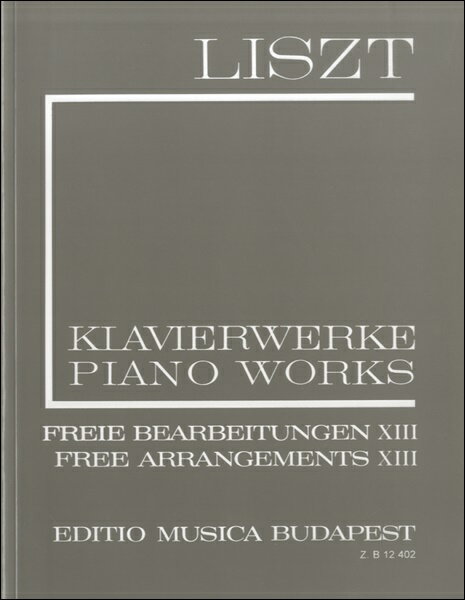 楽譜 【取寄品】PNC1192 輸入 リスト全集 第2シリーズ第13巻：編曲集13【沖縄・離島以外送料無料】