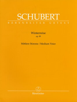 楽譜 【取寄品】VOC850 輸入 シューベルト／冬の旅 OP.89 D911（中声用）【メール便を選択の場合送料無料】