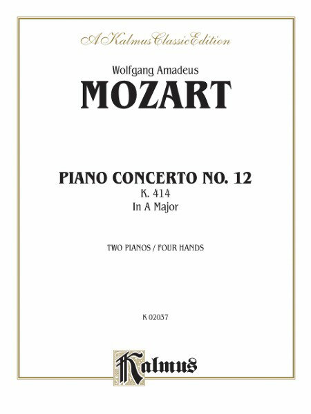 楽譜 【取寄品】PNC442 輸入 モーツァルト／ピアノ協奏曲第12番 イ長調 K．414 《輸入ピアノ楽譜》【メール便を選択の場合送料無料】