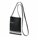 【取寄品】【取寄時、納期1週間~10日】Piano line レザー調サコッシュ(鍵盤)【メール便不可商品】