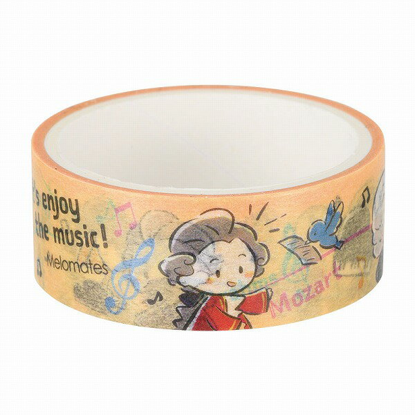 【取寄品】【取寄時、納期1週間〜10日】メロメイツ マスキングテープ 15mm幅【メール便不可商品】