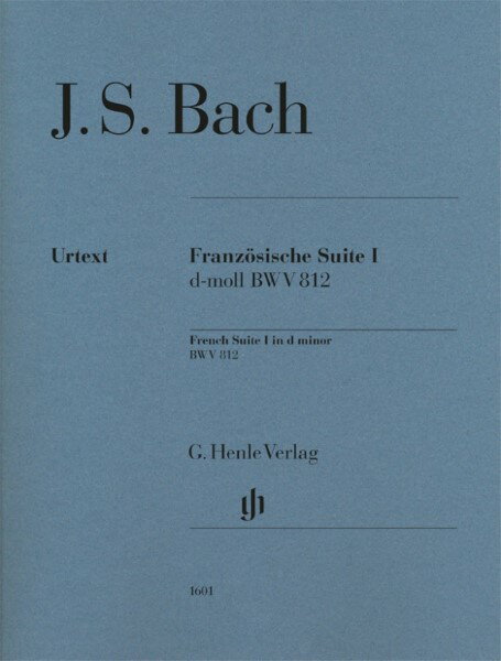 楽譜 【取寄品】PNC3801 輸入 J．S．バッハ／フランス組曲 第1番 ニ短調 BWV 812 （原典版／ヘンレ社）《輸入ピアノ楽譜》