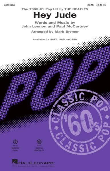 楽譜 【取寄品】CRP419 《輸入合唱楽譜》ビートルズ／ヘイ・ジュード（SATB： 混声四部合唱）【5部セット】【メール便を選択の場合送料無料】