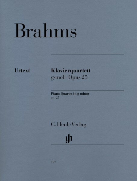 楽譜 【取寄品】SEB92 輸入 ブラームス／ピアノ四重奏曲 ト短調 作品25《輸入ピアノ楽譜》【沖縄・離島以外送料無料】