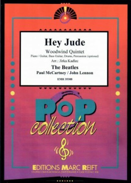 楽譜 【取寄品】AW684 輸入 ヘイ・ジュード（ビートルズ）【木管五重奏】《輸入木管アンサンブル》【沖..