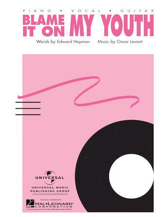 楽譜 【取寄品】PNP6122 輸入 若気の至り（ブレイム・イット・オン・マイ・ユース）《輸入ピアノ楽譜》