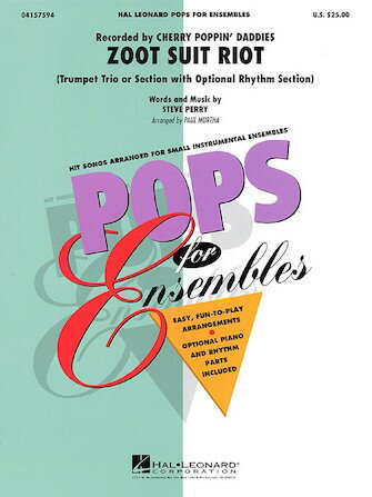 楽譜 【取寄品】AB700 輸入 ズート・スーツ・ライオット【トランペット三重奏，トランペット・アンサン..