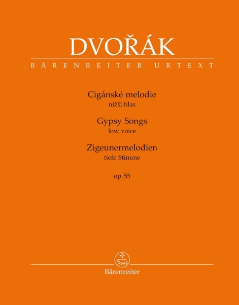 Musical Score - 楽譜 【取寄品】VOC1659 ドヴォルザーク／「ジプシーの歌」（原典版）（低声用）【メール便を選択の場合送料無料】