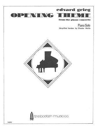 楽譜 【取寄品】PNC4604 輸入 エドヴァルド・グリーグ／ピアノ協奏曲第1楽章のオープニングテーマ（簡略版）《輸入ピアノ楽譜》