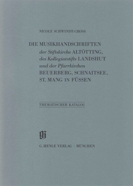 【取寄品】STH898 輸入 バイエルン音楽資料目録 KBM18：アルトエッティング参事会聖堂、ランツフート参事会聖堂、ボイアーベルク・【メール便不可商品】【沖縄・離島以外送料無料】