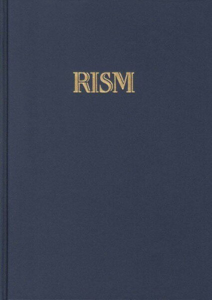 【取寄品】STH940 輸入 国際楽譜資料目録《RISM》15〜18世紀のリュートおよびギター手稿譜タブラチュア集成（ヘンレ社）【メール便不可商品】【沖縄・離島以外送料無料】