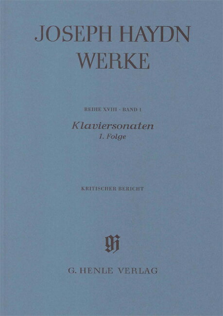 【取寄品】STH1008 輸入 ハイドン／全集 第18シリーズ 第1巻 ピアノ・ソナタ集 第1巻 校訂報告書（原典版／ヘンレ社）《輸入ピ【沖縄・離島以外送料無料】