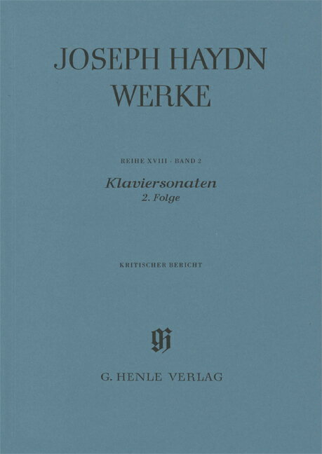 【取寄品】STH1009 輸入 ハイドン／全集 第18シリーズ 第2巻 ピアノ・ソナタ集 第2巻 校訂報告書（原典版／ヘンレ社）《輸入ピ【沖縄・離島以外送料無料】