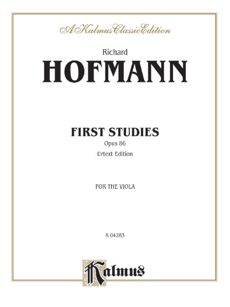 楽譜 【取寄品】VLS402 輸入 ホフマン／ヴィオラのための初級練習曲集 op．86《輸入ヴィオラ教則本》
