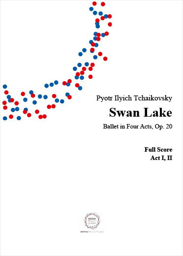 [楽譜] P．I．チャイコフスキー作曲 『白鳥の湖』（全4幕）作品20 フルスコア（1，2幕／3，4幕セット）...(Tchaikovsky : Swan Lake Ballet in Four Acts Op.20 Full Score)