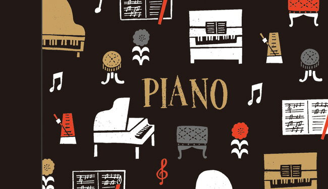【取寄品】【取寄時、納期1週間〜10日】LP1515−01　ミニメモ　la　la　PIANO