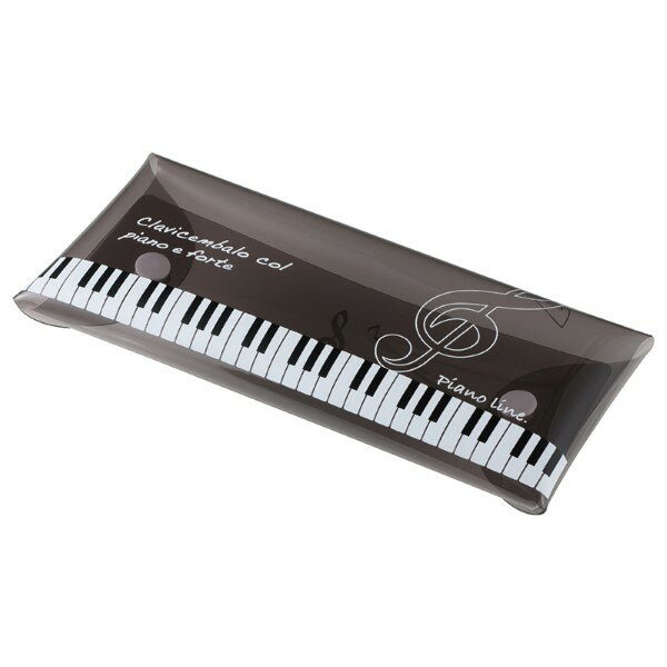 【取寄品】【取寄時、納期1週間〜10日】Piano line マルチペンケース(ト音記号)【メール便不可商品】