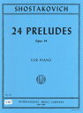 楽譜 【取寄品】PNC1626 輸入 ショスタコーヴィチ/24の前奏曲 op.34《輸入ピアノ楽譜》【沖縄・離島以外送料無料】