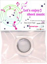 LET’S ENJOY SHEET MUSIC(NORMAL) 五楽線 英語版12mm