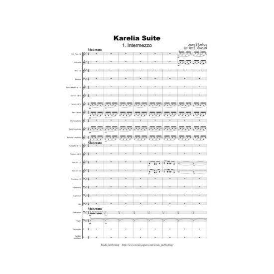 Rakuten - 楽譜 【取寄品】【取寄時、納期1〜3週間】吹奏楽／アレンジ カレリア組曲 全3曲（シベリウス／鈴木栄一）【沖縄・離島以外送料無料】