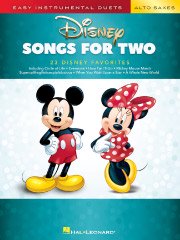 楽譜 【取寄品】輸入 Disney Songs for Two Alto Saxes／2本のアルトサックスのためのディズニーソング（アルトサックスデュエット）【メール便を選択の場合送料無料】