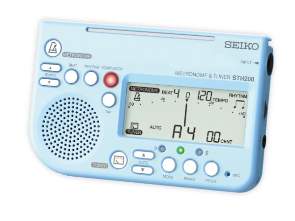 【取寄品】セイコーチューナー＆メトロノーム ブルー【沖縄・離島以外送料無料】