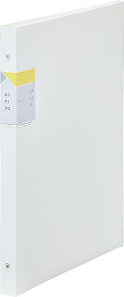 【取寄品】クリアーファイル　カキコ　差し替え式　白【メール便不可商品】