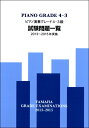 ピアノ演奏グレード4・3級試験問題一覧 2013～2015年実施