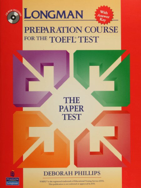 【取寄品】【取寄時 納期1～3週間】Longman Preparation Course for the TOEFL Test Paper Test Preparation Course Student Book with CD and Answer Key【メール便不可商品】【沖縄 離島以外送料無料】