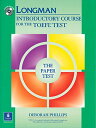 【取寄品】【取寄時 納期1～3週間】Longman Preparation Course for the TOEFL Test Paper Test Intorductory Course Student Book with CD【沖縄 離島以外送料無料】