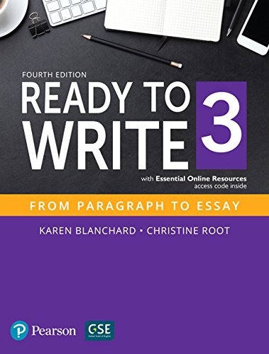 Ready to Write 4th Edition Level 3 Student Book with Essential Online Resource
