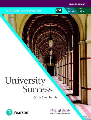 【取寄品】【取寄時 納期1～3週間】University Success Reading Writing A2 Student Book with MyEnglishLab A2【メール便を選択の場合送料無料】