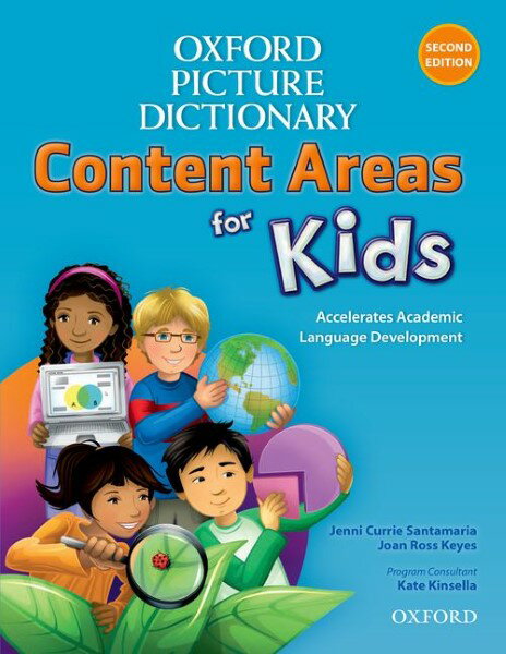 【取寄品】【取寄時 納期1～3週間】Oxford Picture Dictionary Content Areas for Kids 2nd Edition Monolingual Dictionary Paperback【メール便を選択の場合送料無料】