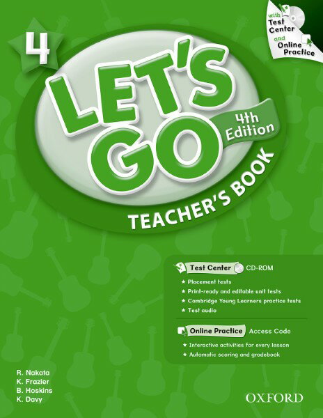 Let’s Go 4th Edition Level 4 Teacher’s Book with Test Center Pack