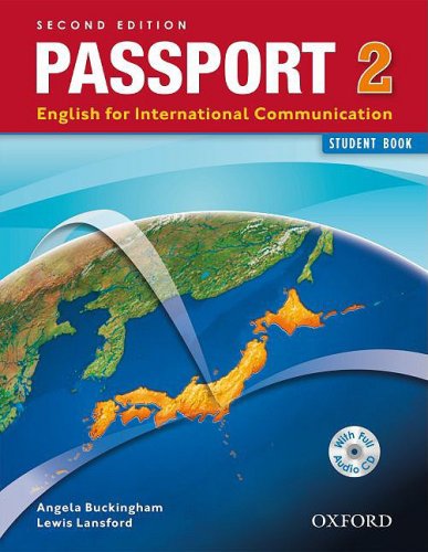 【取寄品】【取寄時、納期1～3週間】Passport 2nd Edition Level 2 Student Book with CD【メール便を選択の場合送料無料】