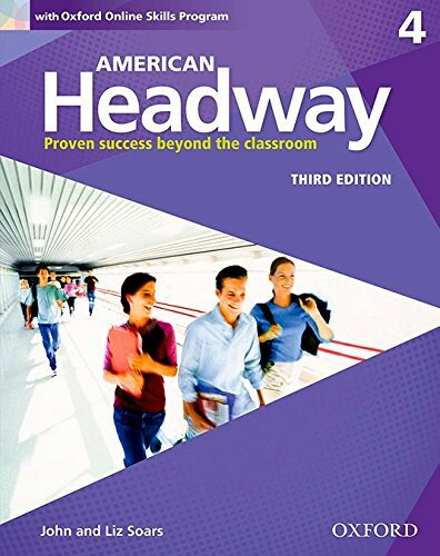 【取寄品】【取寄時 納期1～3週間】American Headway 3rd Edition Level 4 Student Book with Oxford Online Skills【メール便を選択の場合送料無料】