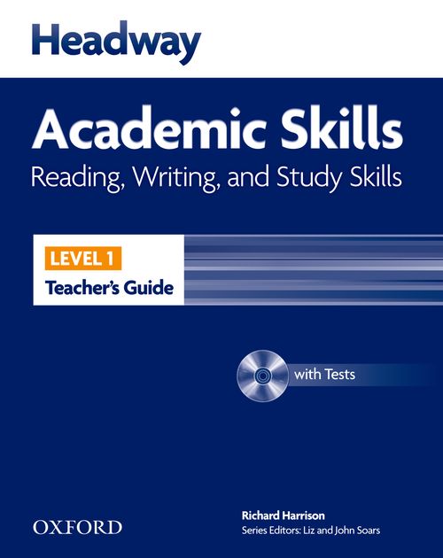 【取寄品】【取寄時、納期1〜3週間】Headway Academic Skills Level 1 Reading Writing & Study Skills Teacher’s Guide with CD【メール便を選択の場合送料無料】
