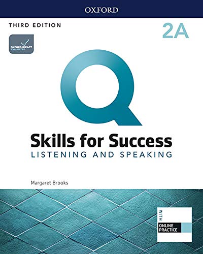 【取寄品】【取寄時 納期1～3週間】Q Skills for Success 3rd Edition Listening and Speaking Level 2 Student Book A with iQ Online Practice【分冊版】【メール便を選択の場合送料無料】